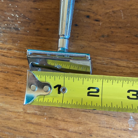 Vintage GEM Micromatic USA Art Deco chrome finish single blade hand held razor - Picture 9 of 9